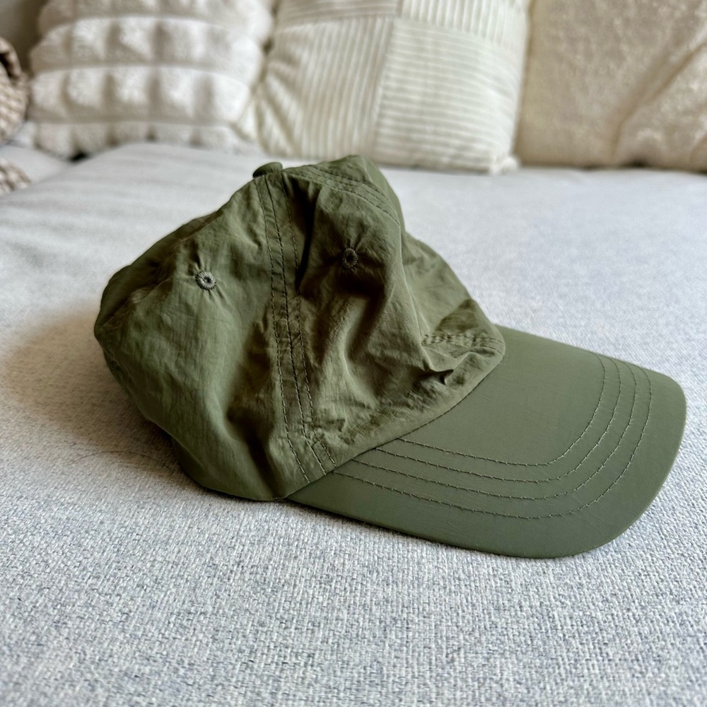 Urban Outfitters Olive Green Nylon Cap